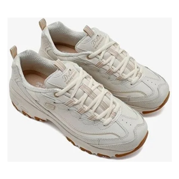 Skechers D'lites-Good Neutral 149807 WHT Beyaz Kadın Sneaker - Görsel 5