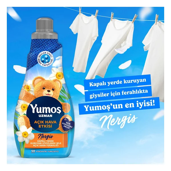 Yumoş Uzman Açık Hava Etkisi Yumuşatıcı 1.2 lt - Görsel 5
