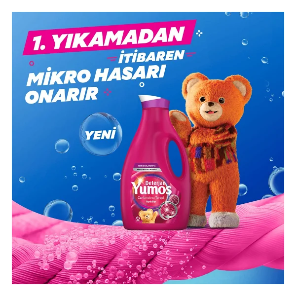 Yumoş Renkliler için Sıvı Deterjan 42 Yıkama 2.52 lt - Görsel 3