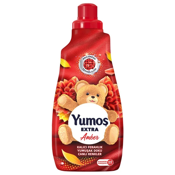 Yumoş Extra Amber Yumuşatıcı 60 Yıkama 1.44 lt - Görsel 2