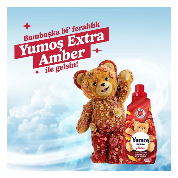 Yumoş Extra Amber Yumuşatıcı 60 Yıkama 1.44 lt - Görsel 3