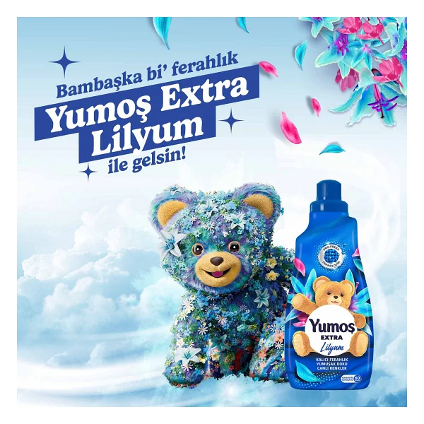 Yumoş Extra Lilyum Yumuşatıcı 60 Yıkama 1.44 lt - Görsel 3