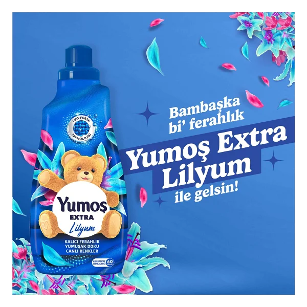 Yumoş Extra Lilyum Yumuşatıcı 60 Yıkama 1.44 lt - Görsel 4