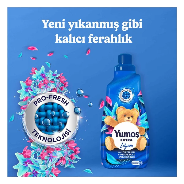 Yumoş Extra Lilyum Yumuşatıcı 60 Yıkama 1.44 lt - Görsel 5