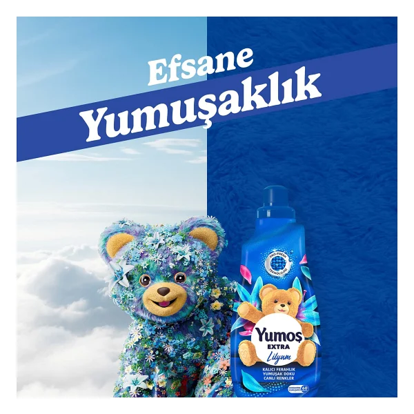 Yumoş Extra Lilyum Yumuşatıcı 60 Yıkama 1.44 lt - Görsel 6