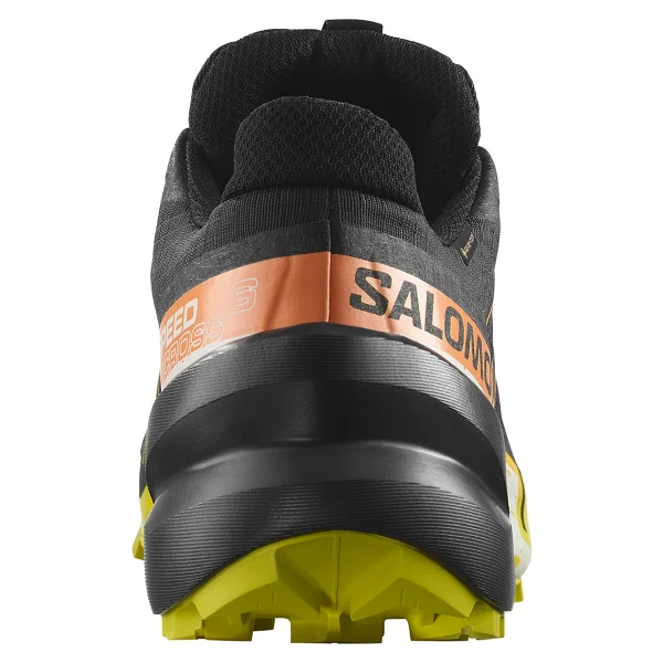 Salomon Speedcross 6 Gore-Tex L47465400 Siyah-Sarı Erkek Koşu Ayakkabısı - Görsel 5