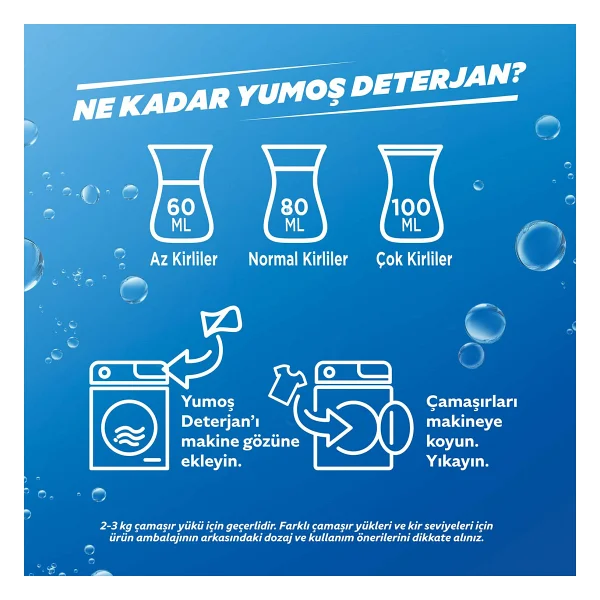 Yumoş Sıvı Deterjan 42 Yıkama 2.52 lt - Görsel 7