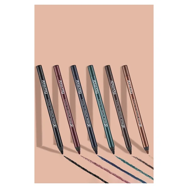 Flormar Extreme Tattoo Gel Pencil 002 Walnut Göz Kalemi - Görsel 9