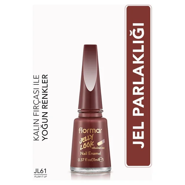 Flormar Jelly Look JL61 Plum It Up Oje - Görsel 2