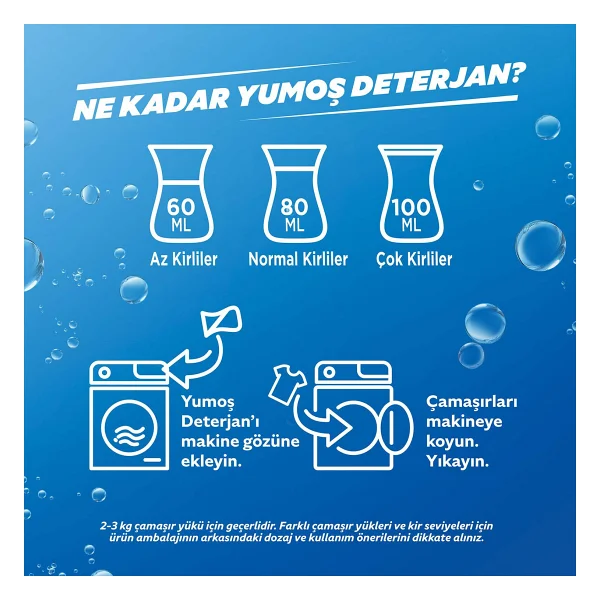 Yumoş Sıvı Deterjan 28 Yıkama 1.69 lt - Görsel 7