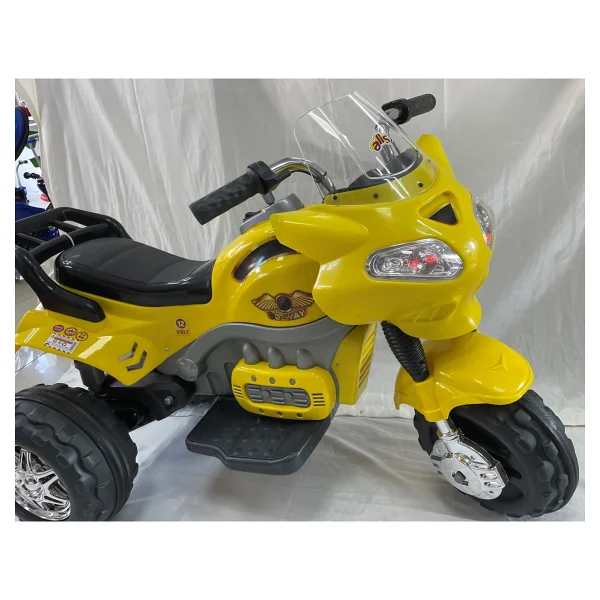 Goway 12 Volt Turbo & Müzik Çalarlı Akülü Dev Motosiklet 3-9 Yaş - Görsel 2