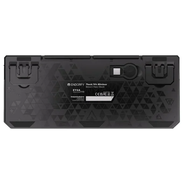 Endorfy Thock %75 Wireless EY5A073 Red Switch Kablolu/Kablosuz Mekanik Oyuncu Klavyesi - Görsel 2