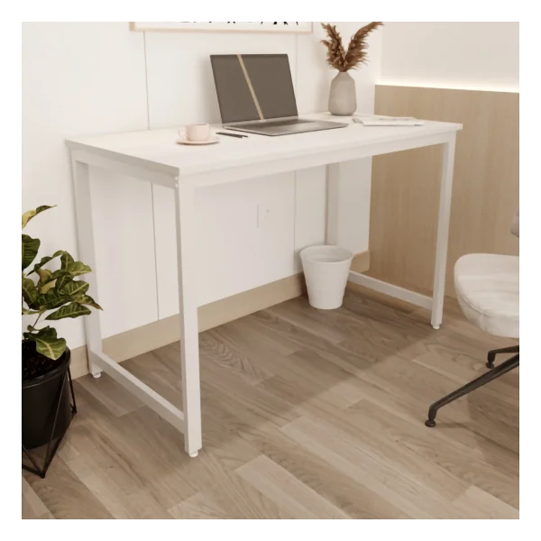 Flinder Çam/Beyaz 140x60 Çalışma Masası, Bilgisayar Masası, Ofis Masası - Görsel 7