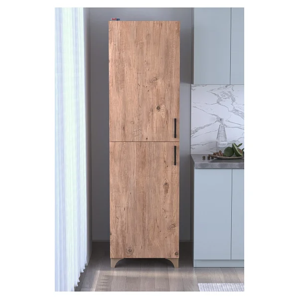 Bofigo Çok Amaçlı Dolap Tuna Erzak Dolabı Banyo Dolabı Kiler Dolabı Mutfak Dolabı Beyaz - Görsel 2