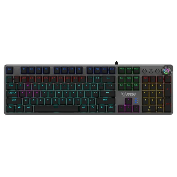 MSI Forge GK310 RGB Red Switch Kablolu Mekanik Oyuncu Klavyesi - Görsel 5
