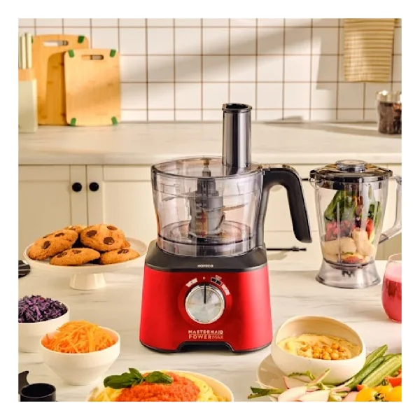 Karaca Mastermaid Power Max 11in1 Imperial Red 2500 W Mutfak Robotu - Görsel 9