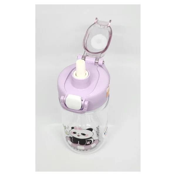 Shotay ST-7011 Panda Desenli Mor 500 ml Tritan Matara - Görsel 3