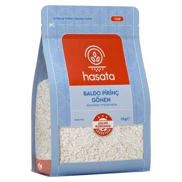 Hasata Gönen Baldo Pirinç 2 kg x 3 Adet - Görsel 3