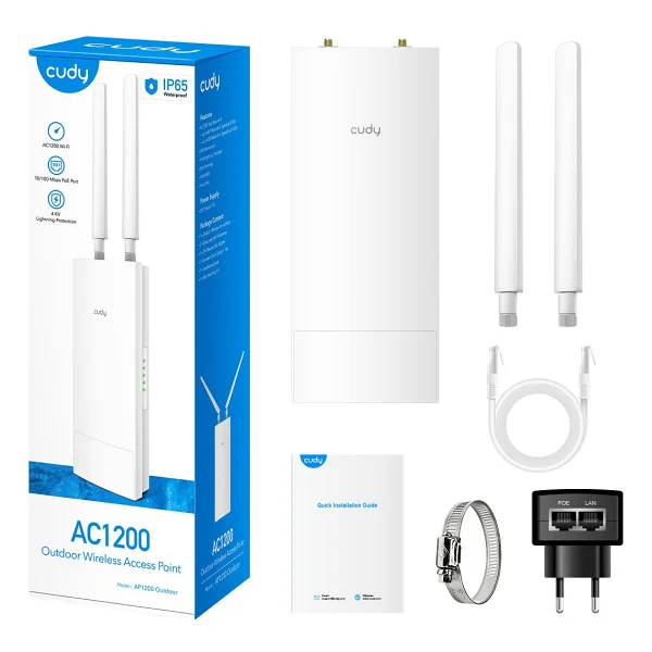 Cudy AP1200 1167 Mbps Dış Ortam Access Point - Görsel 10