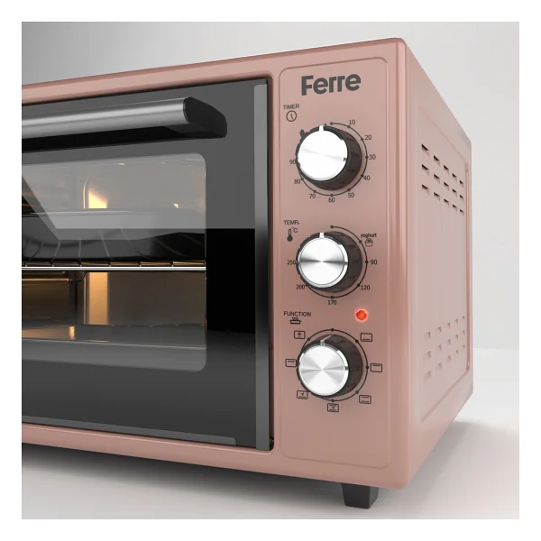 Ferre 45-710-ML Rose 45 lt Mini Fırın - Görsel 6