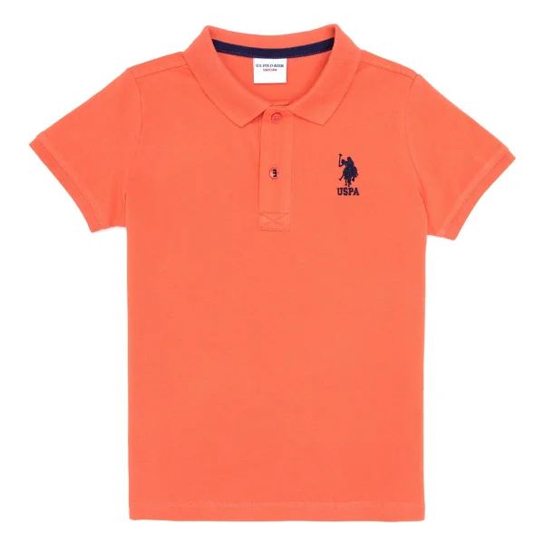 U.S. Polo Assn 50262958 Kısa Kollu Polo Yaka Çocuk Tişört - Görsel 4