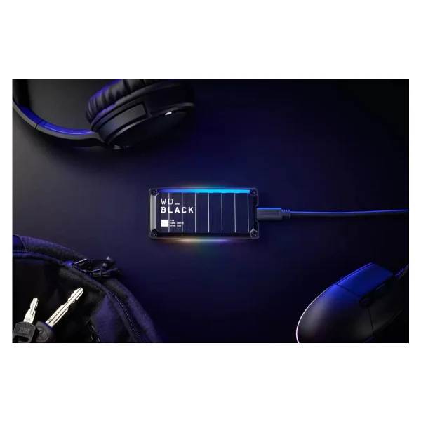 Western Digital Black P40 Game Drive WDBAWY0020BBK USB 3.2 2 TB Taşınabilir SSD - Görsel 2