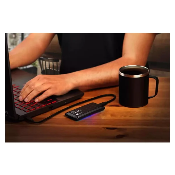 Western Digital Black P40 Game Drive WDBAWY0020BBK USB 3.2 2 TB Taşınabilir SSD - Görsel 3