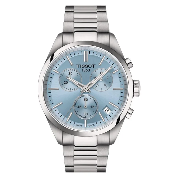 Tissot PR 100 Chronograph T150.417.11.351.00 Turkuaz Erkek Kol Saati - Görsel 2
