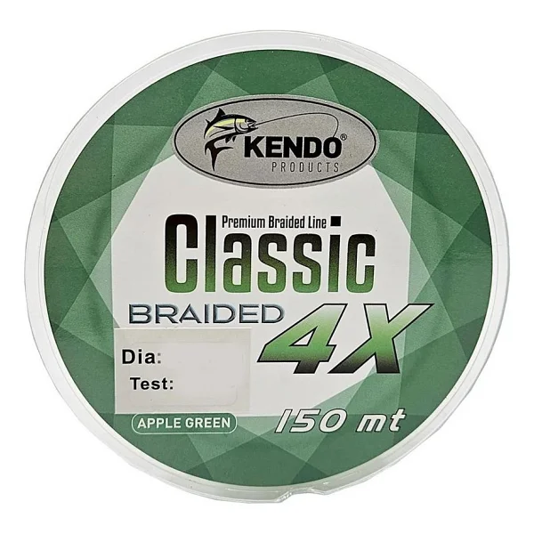 Kendo Classic 4X 150 m 0.12 mm 5.6 kg Apple Green İp Misina - Görsel 2