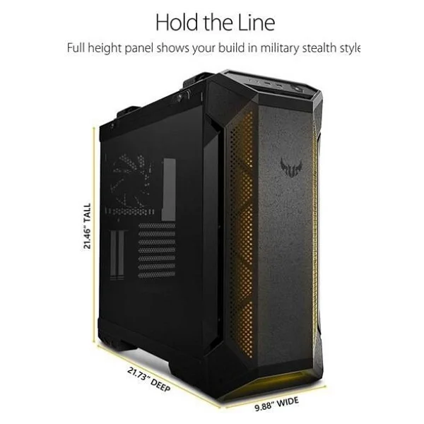 Asus TUF Gaming GT501 RGB Fanlı Siyah E-ATX Oyuncu Kasası - Görsel 10
