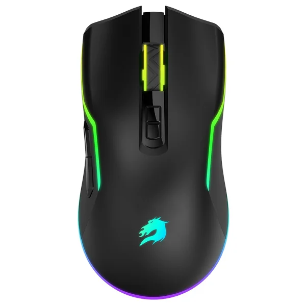 GameBooster M18 Inferno GB-WM18W Beyaz RGB Şarjlı Optik Kablolu/Kablosuz Oyuncu Mouse - Görsel 6