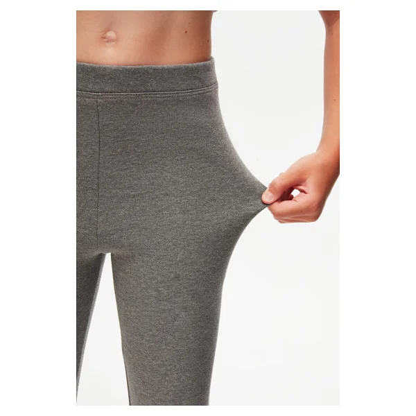 LOVETTI Buz Gri Basic Kız Çocuk Kışlık Tayt - Görsel 3