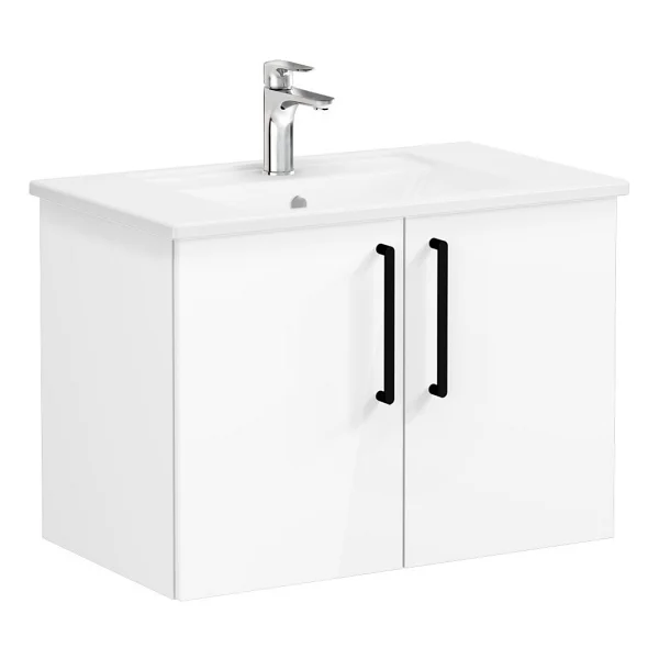 VitrA Root Flat 100 cm Kapaklı Banyo Dolabı Alt Modül Lavabo - Görsel 4