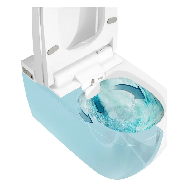 VitrA 5674B003-6193 V-Care Basic 60 cm Beyaz Akıllı Klozet - Görsel 6
