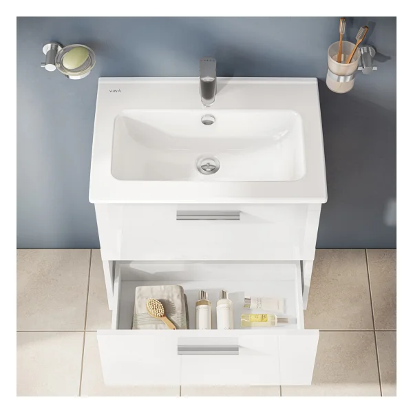 VitrA Mia 60 cm Banyo Dolabı Takımı 75021 - Görsel 3