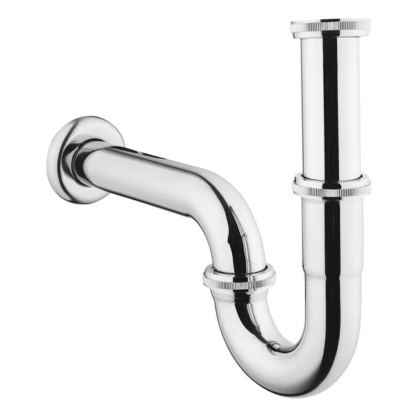 VitrA A45151 P Tipi Krom Lavabo Sifonu - Görsel 2