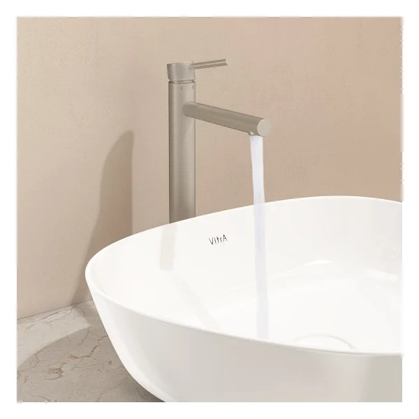 VitrA Origin A4255834 Large Çanak Nikel Lavabo Bataryası - Görsel 3