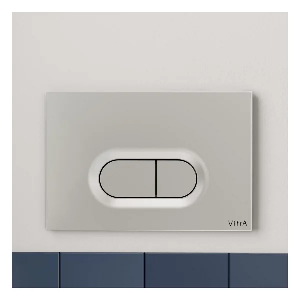 VitrA Loop O 740-0580 Parlak Krom Kumanda Paneli - Görsel 2