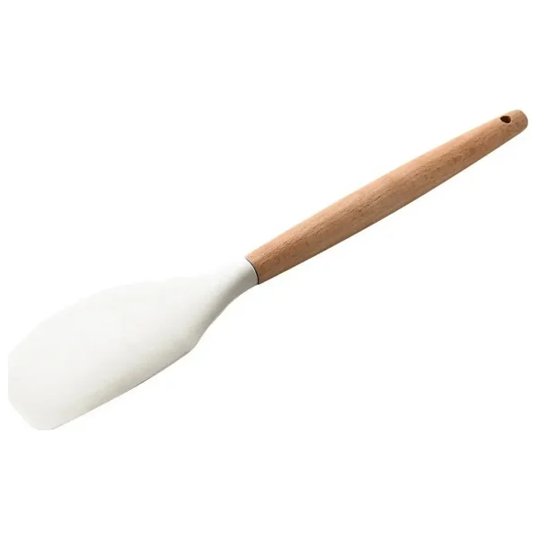 Bambu Saplı Silikon Sıyırma Yan Spatula - Görsel 3