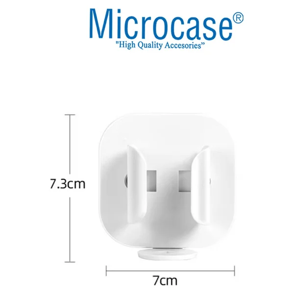 Microcase Yapışkanlı Duvara Monte Ayarlanabilir Şarjlı Diş Fırçası Tutucu STAND-AL4801 - Beyaz - Görsel 2