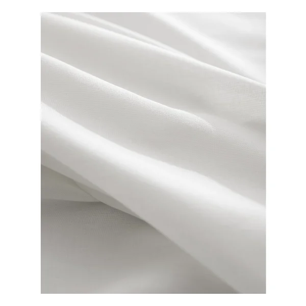 Madame Coco Manon Tek Kişilik %100 Pamuk Ranforce Lastikli Çarşaf - Beyaz - 100x200cm - Görsel 5