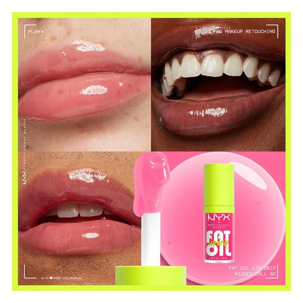 NYX Professional Makeup Fat Oil Lip Drip Parlatıcı Missed Call Dudak Yağı - Görsel 3