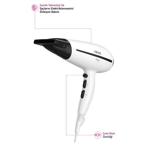 Altus AL 7044 S İyonik 2200 W Saç Kurutma Makinesi - Görsel 10