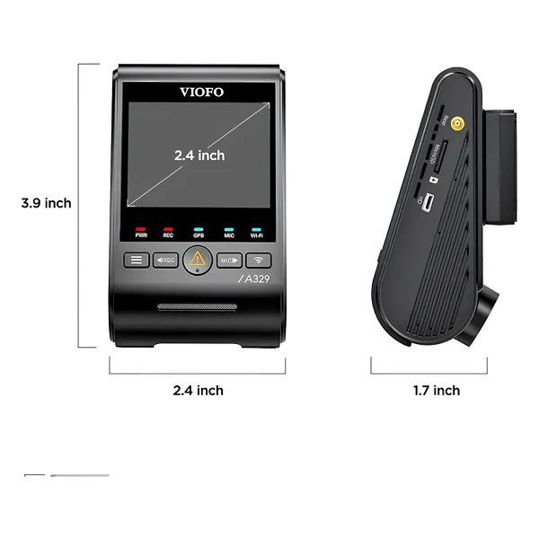 Viofo A329 4K Ön Araç Kamerası - Görsel 5