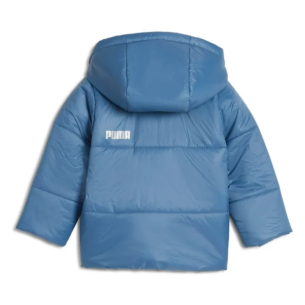 Puma Minicats 675971-24 Mavi Kapüşonlu Bebek Şişme Mont - Görsel 2