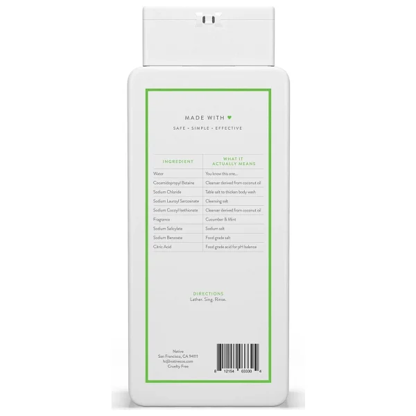 Native Salatalık & Nane 532 ml Duş Jeli - Görsel 2