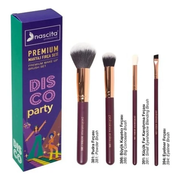 Nascita Premium Makyaj Fırça Seti - 03 - Görsel 5