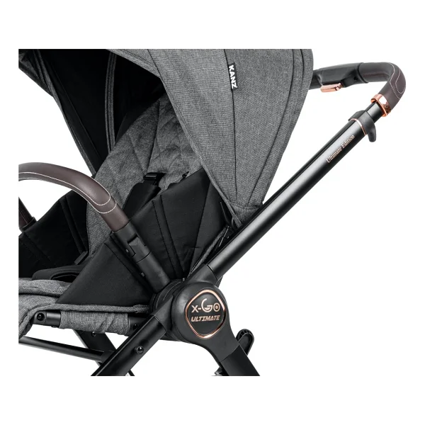 Kanz X-Go Ultimate Rose Gold-Gri Travel Sistem Bebek Arabası - Görsel 3