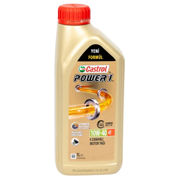 Castrol Power 1 10W-40 4T 1 lt Motosiklet Yağı - Görsel 4