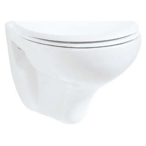 Creavit Perla Asma Klozet Çınar Duroplast Klozet Kapağı Beyaz - Set - Görsel 7